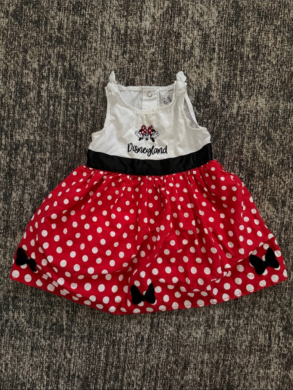 Disney Official Red and White Polka Dot Minnie Dress